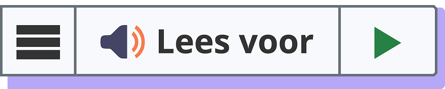 De voorleesknop van ReadSpeaker webReader.