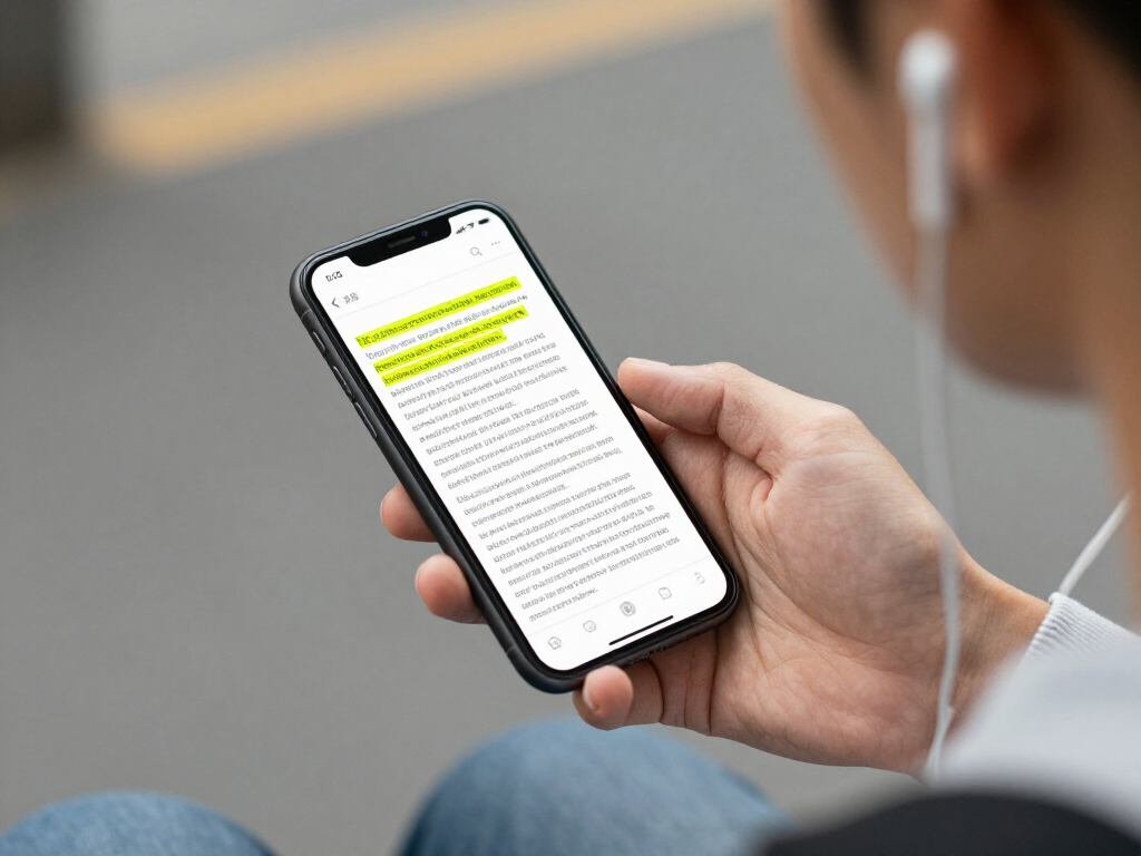 Reproductor ReadSpeaker webReader integrado en un sitio web editorial.