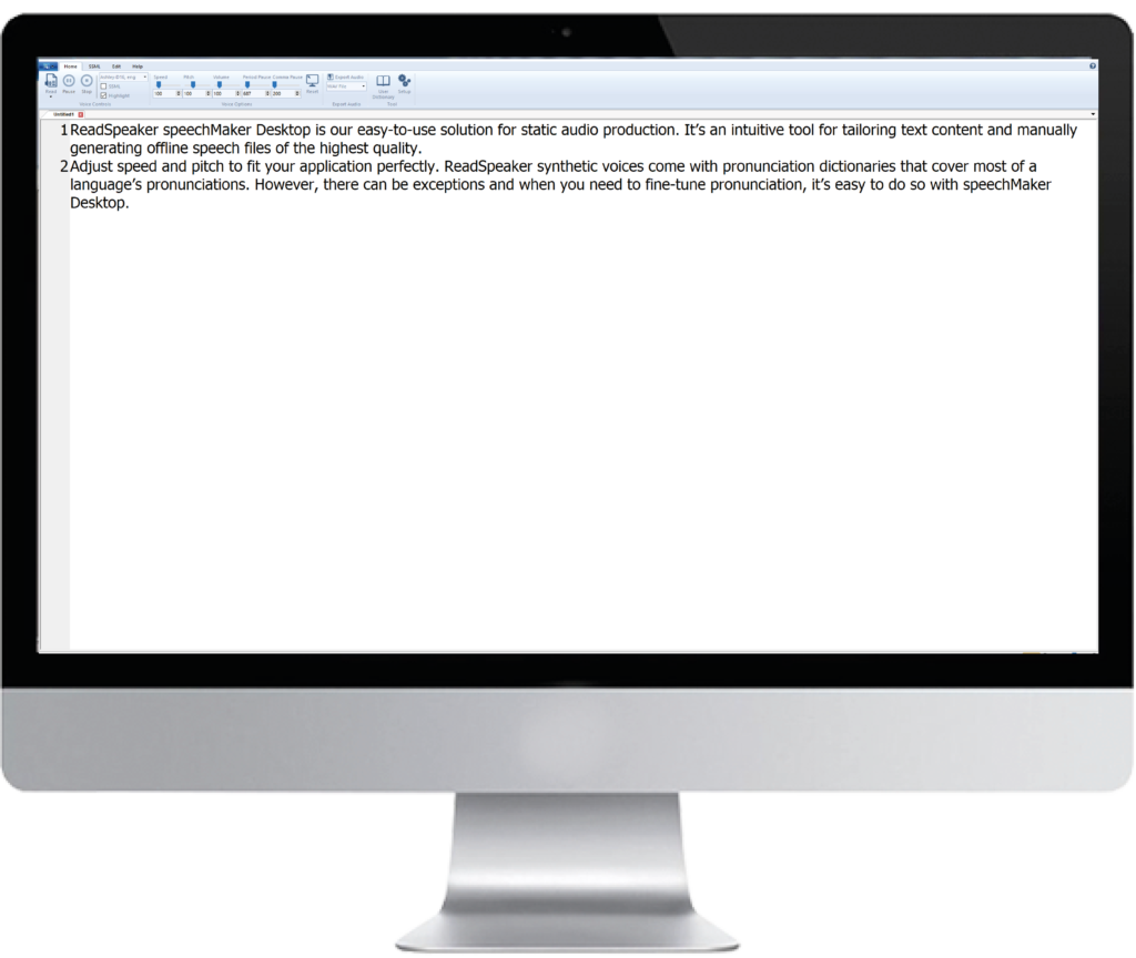 ReadSpeaker speechMaker Desktop - Text to speech video tool